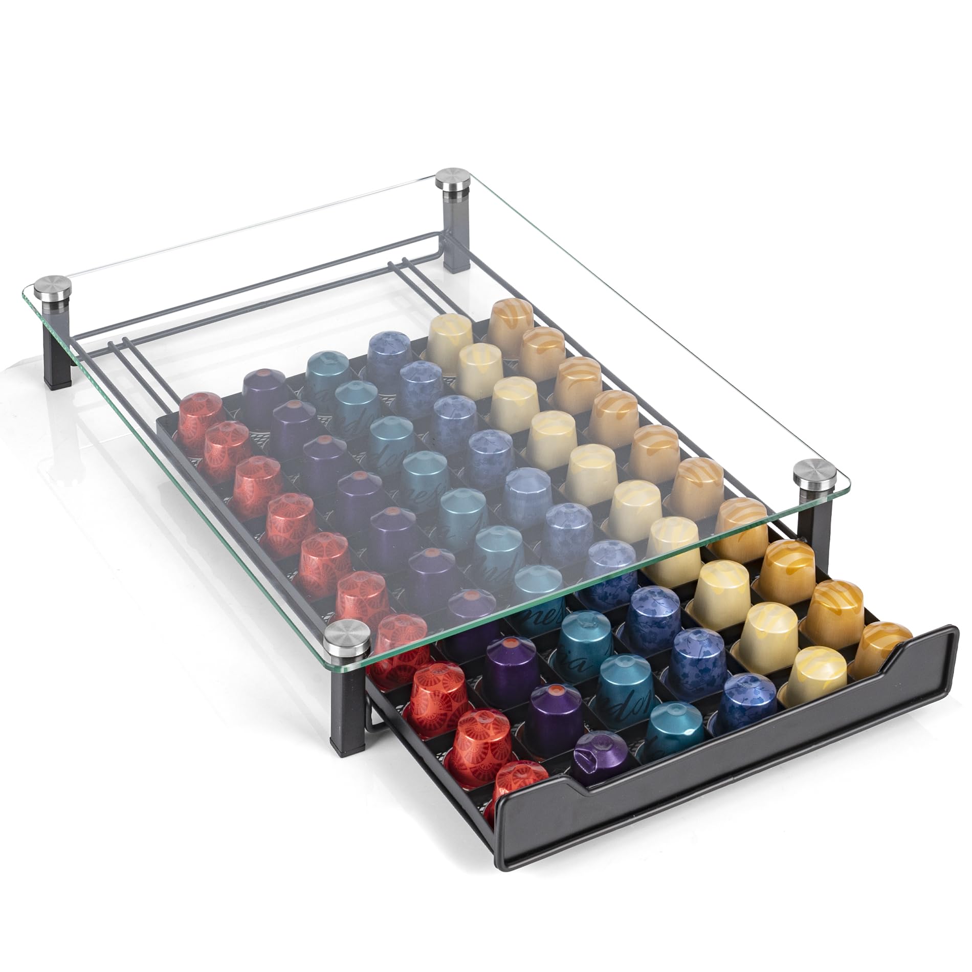 RECAPS kitchen setup with drawer on counter saves space and looks sleek