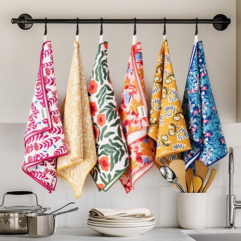RECYCO waffle towel versatile kitchen essential.