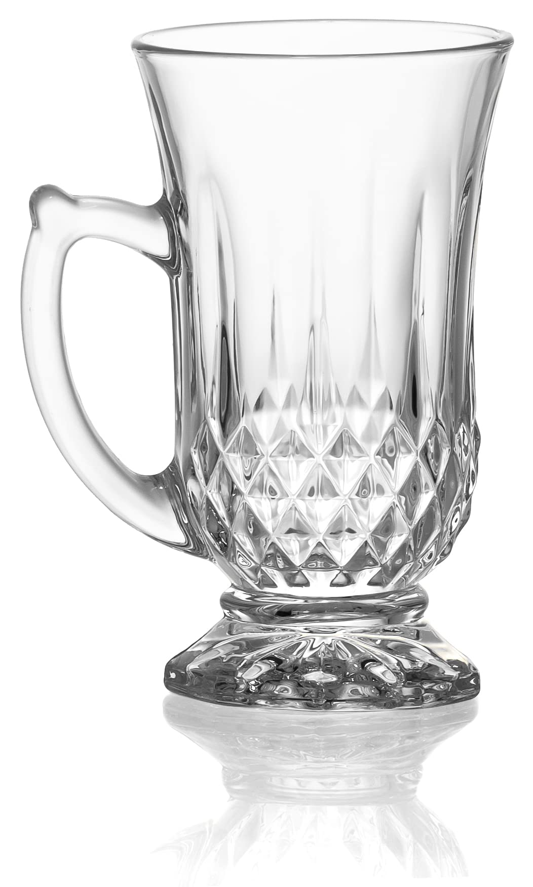 Red Co. 4.5 oz capacity and 4.5 inch height for proper pour