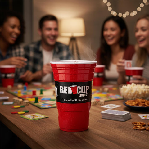 Red Cup Living 32oz tumbler, versatile gift idea for parties, family, or coworkers