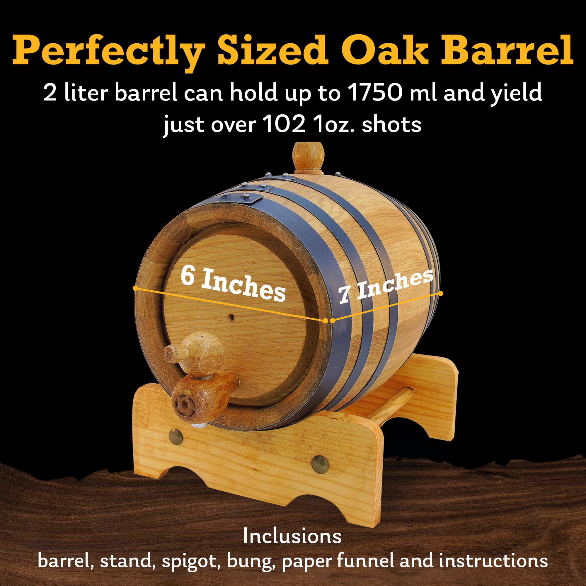 Red Head Barrels funnel-instructions kit offers simple setup and guided aging.