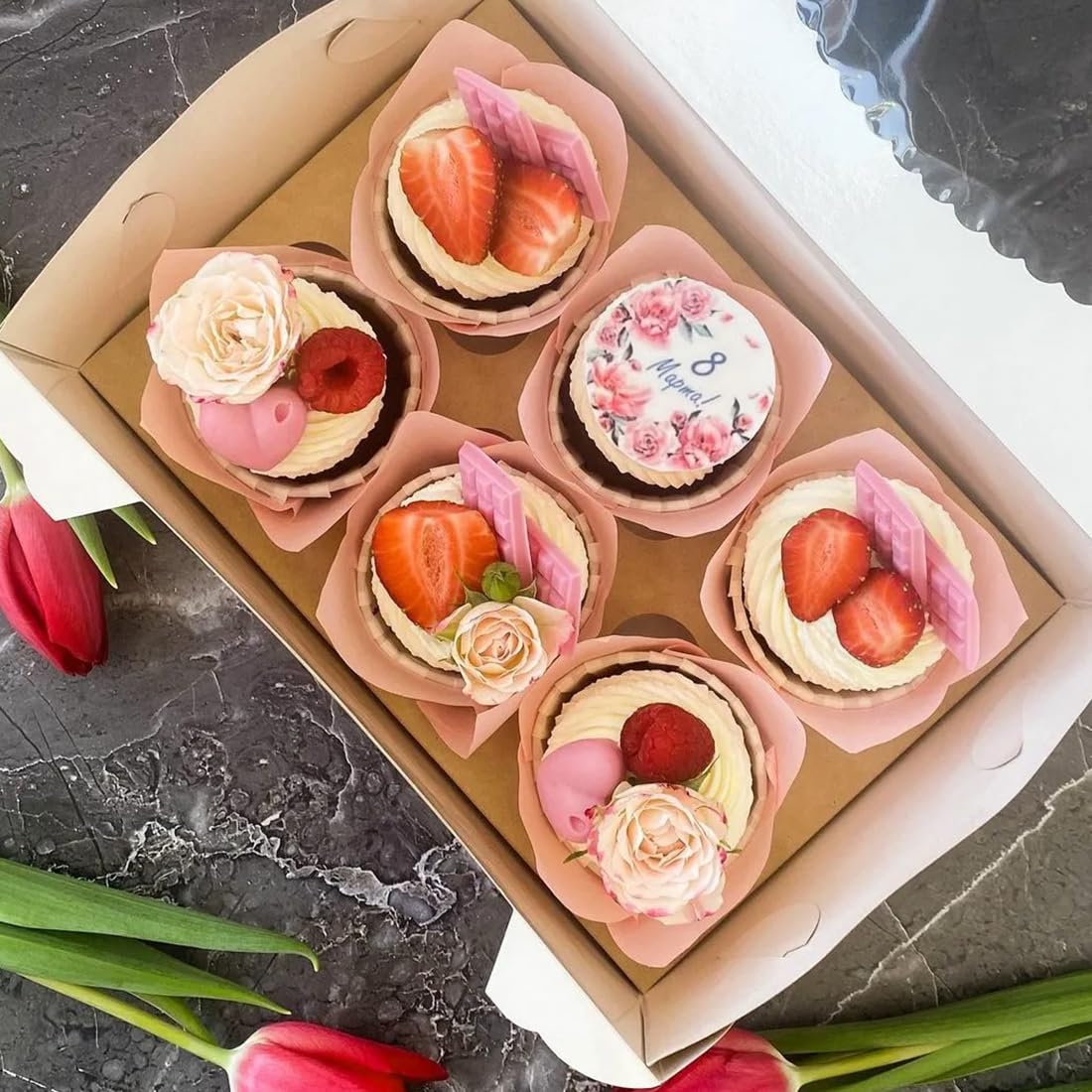 Redanha cupcake liners muffins display versatile for snacks and gifts