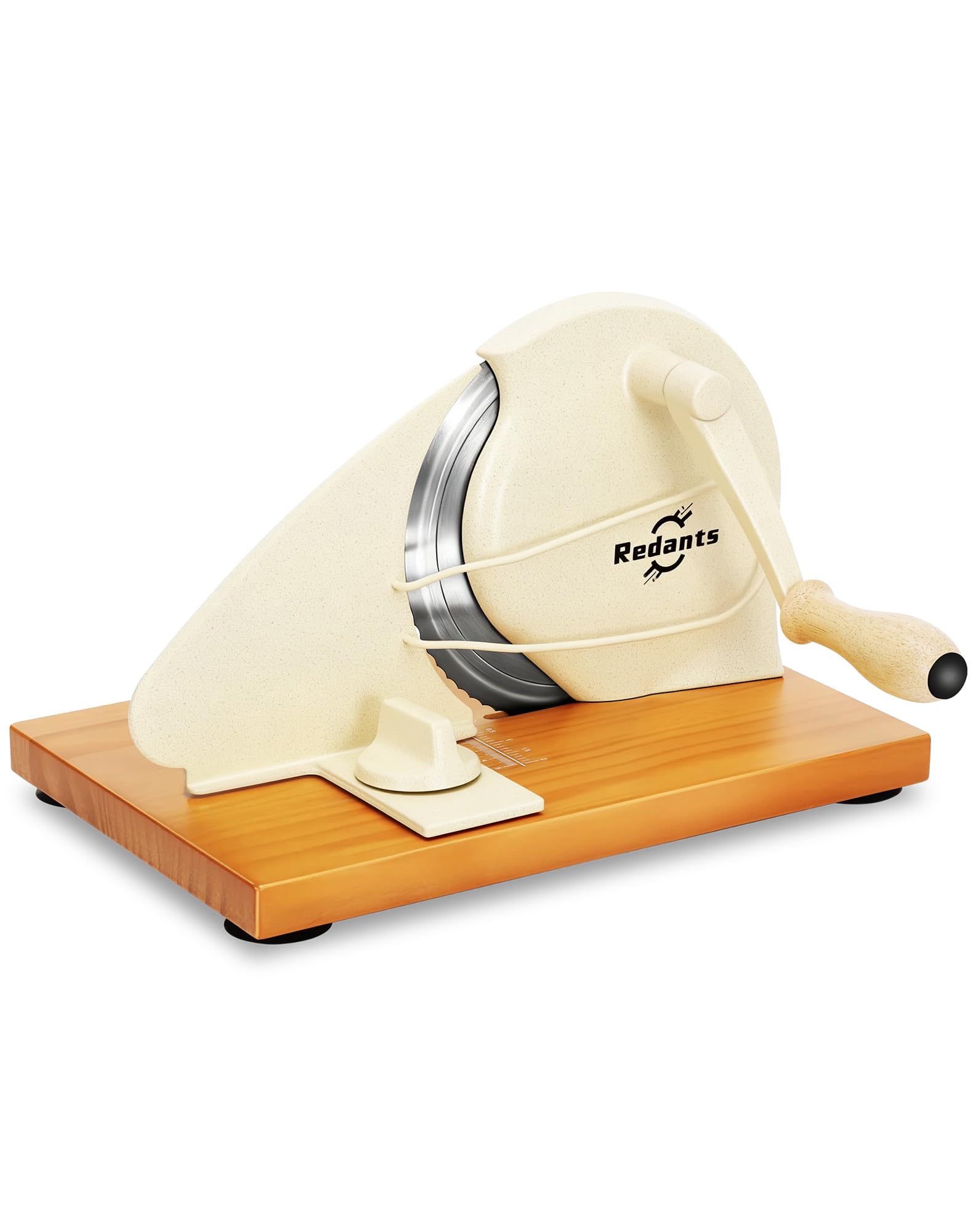 Redants manual bread slicer Cream on counter for even slices