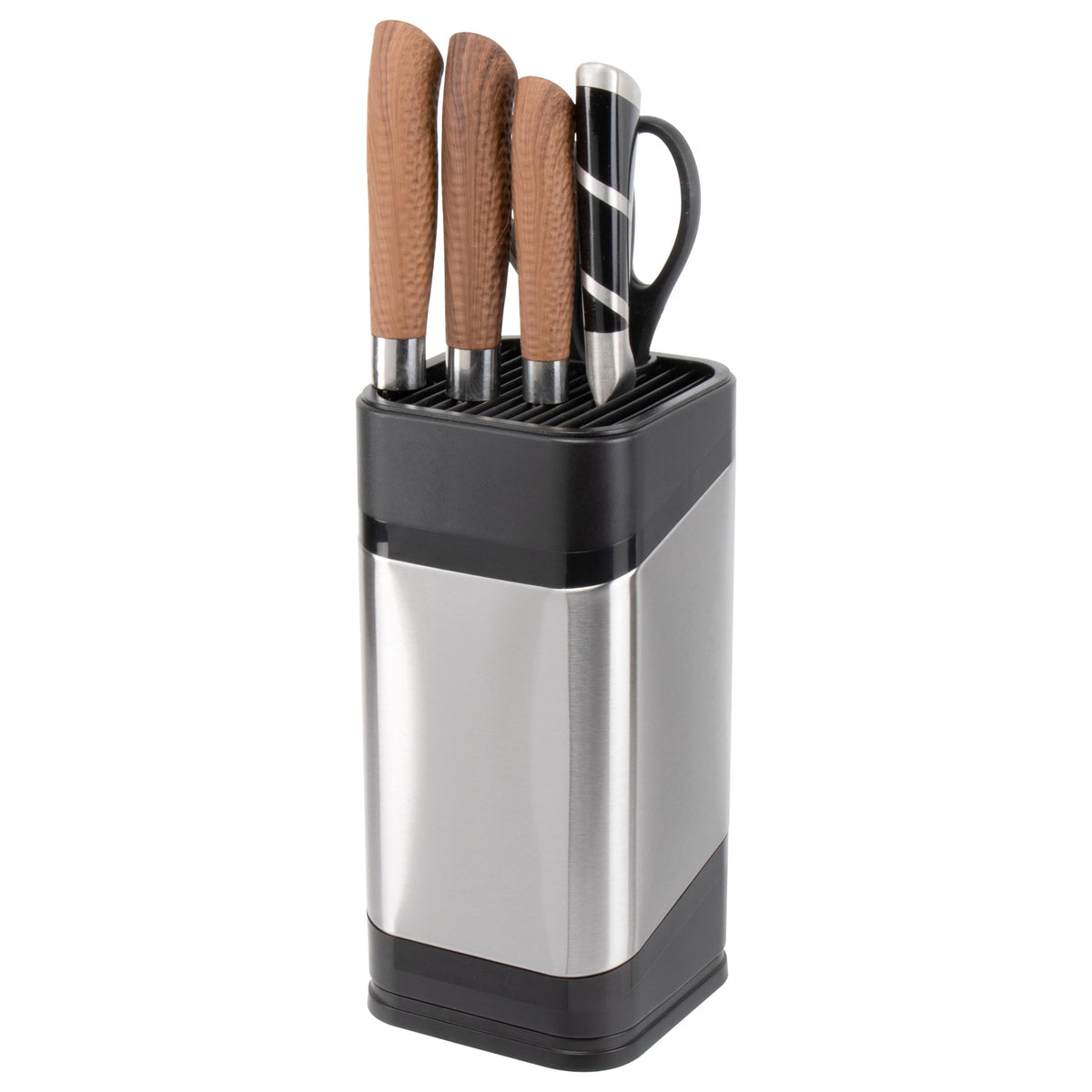 RedCall kitchen knife holder front view with accessible slots for quick access.
