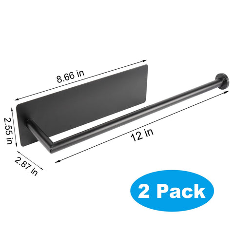 RedCall magnetic towel bar with back coverage on metal surface for secure hold.