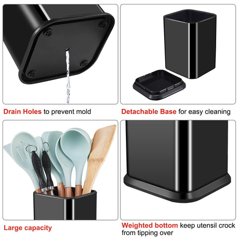 RedCall stainless steel black modern design complements contemporary kitchens