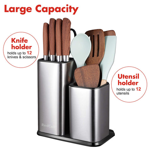 RedCall weighted bottom adds stability and protects the countertop surface.