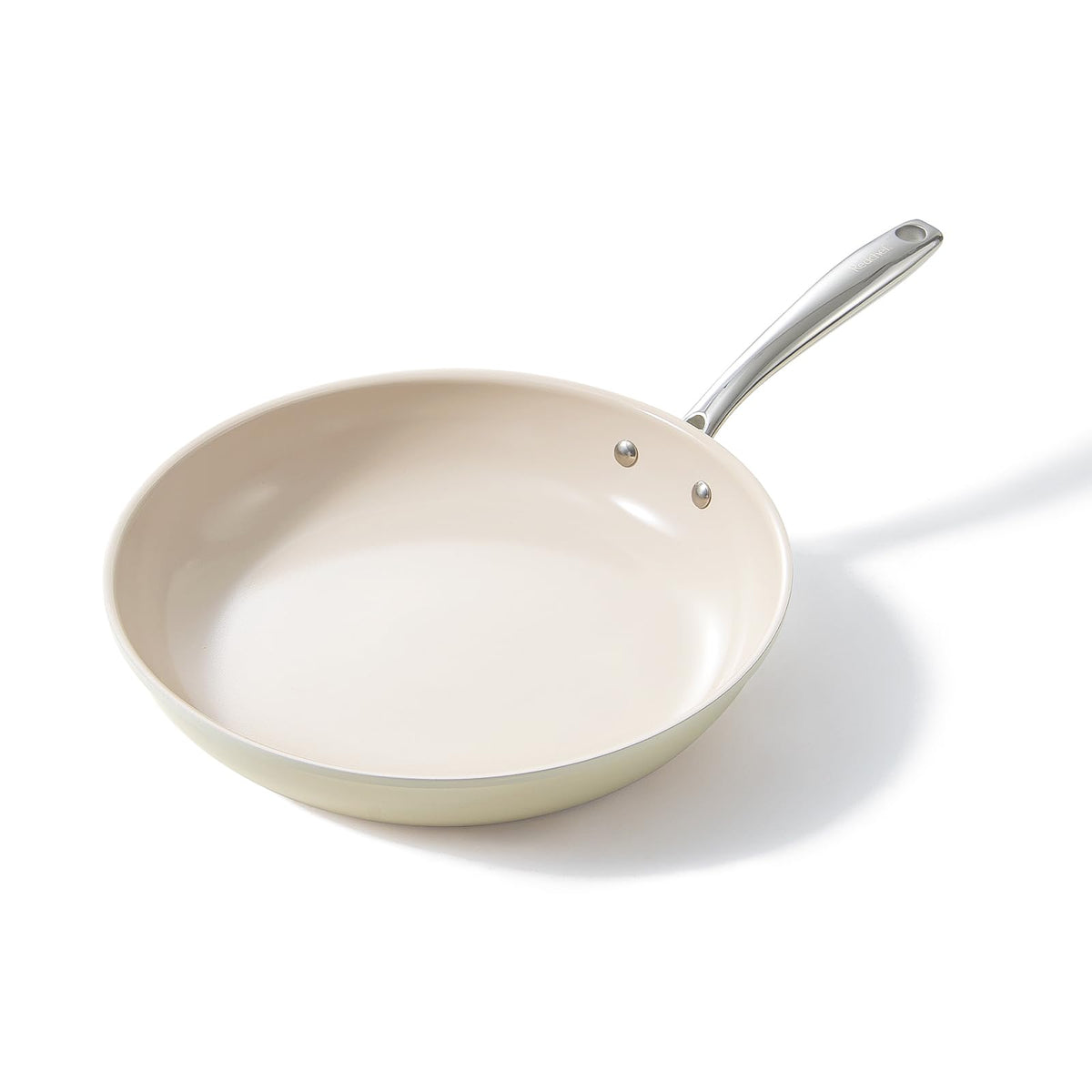 Redchef 11-inch ceramic nonstick pan top view showing release-friendly surface
