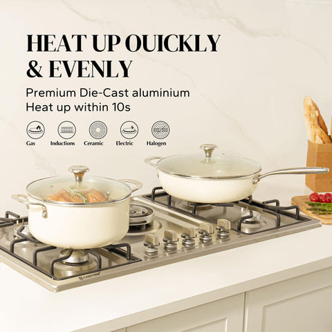 Redchef 2.5-quart saucepan ideal for sauces and simmering