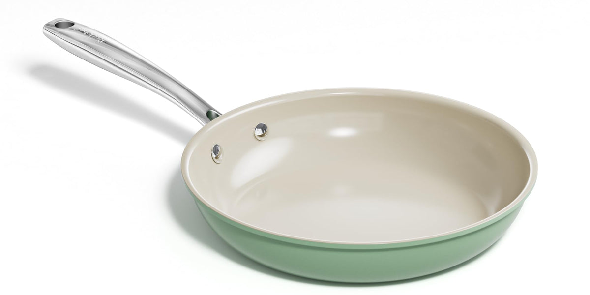 Redchef 9-5 inch ceramic nonstick pan with coating for easy release and quick meals.