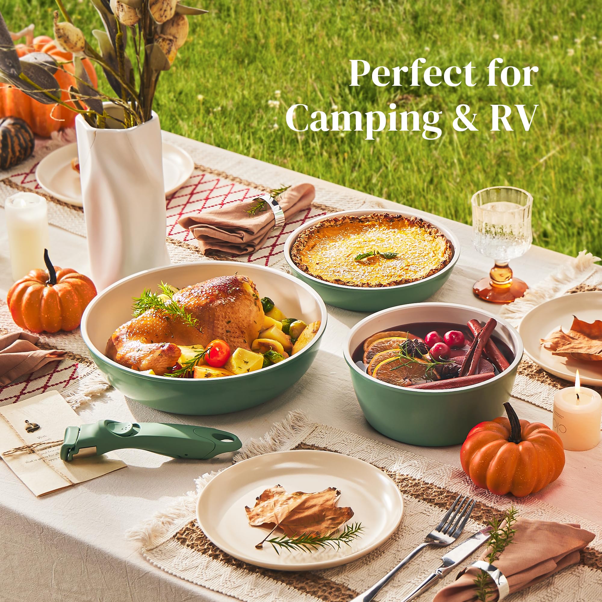 Redchef ceramic frying pan 10in versatile for family meals.