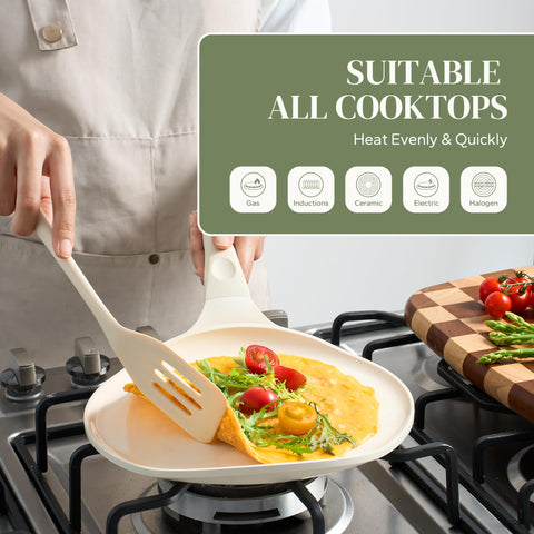 Redchef crepe pan excels at dosas and crepes with crisp edges.