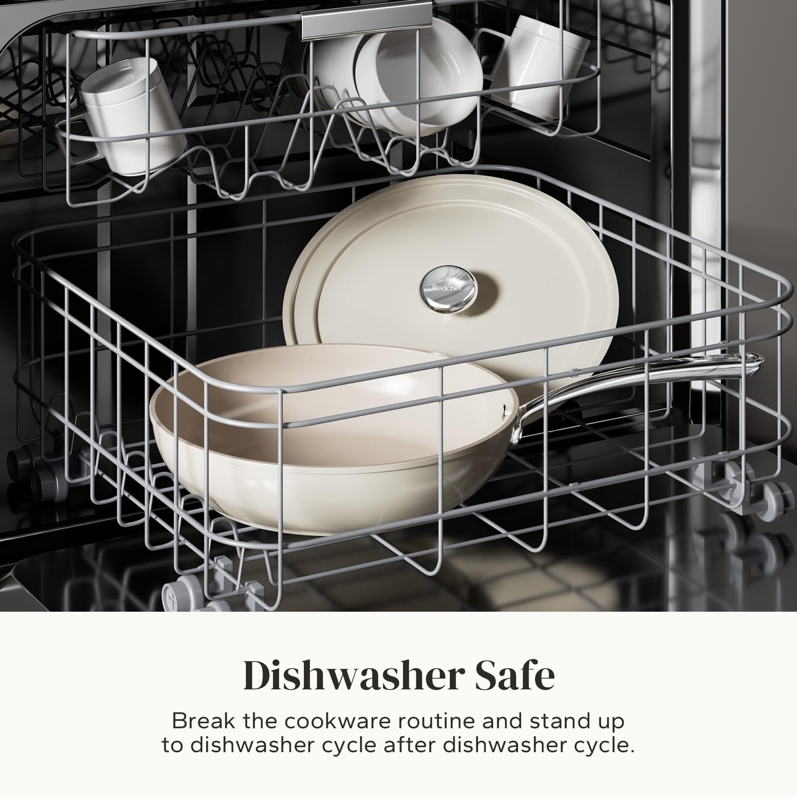 Redchef dishwasher safe coating simplifies cleanup after cooking