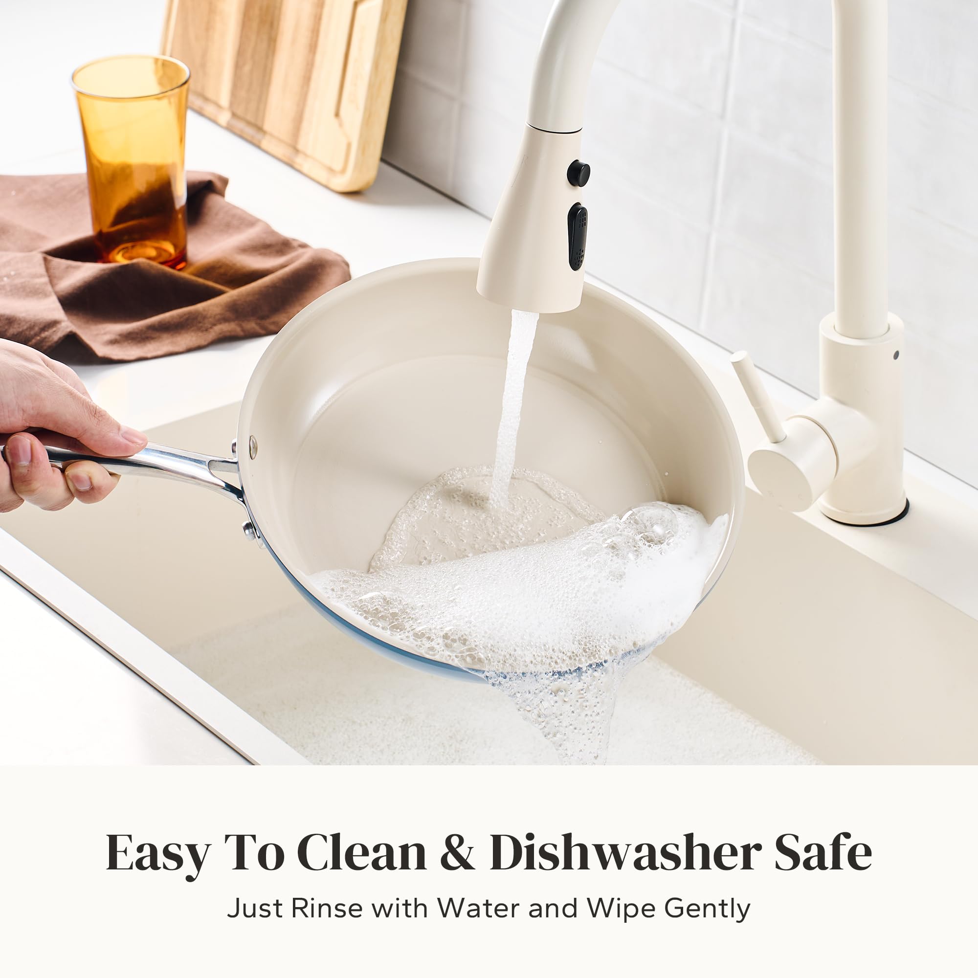 Redchef induction compatible pan ready for modern cooktops.