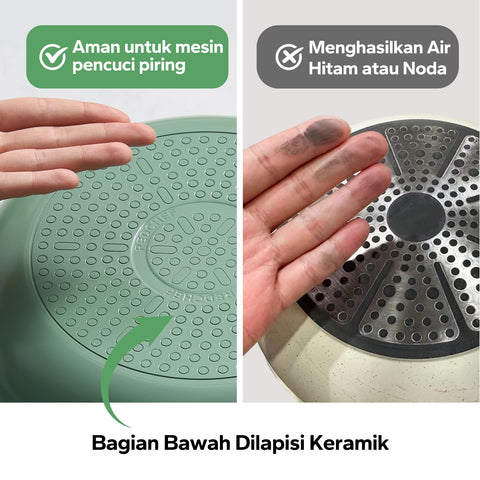 Redchef 11-inch nonstick fry pan for large sears and family meals.