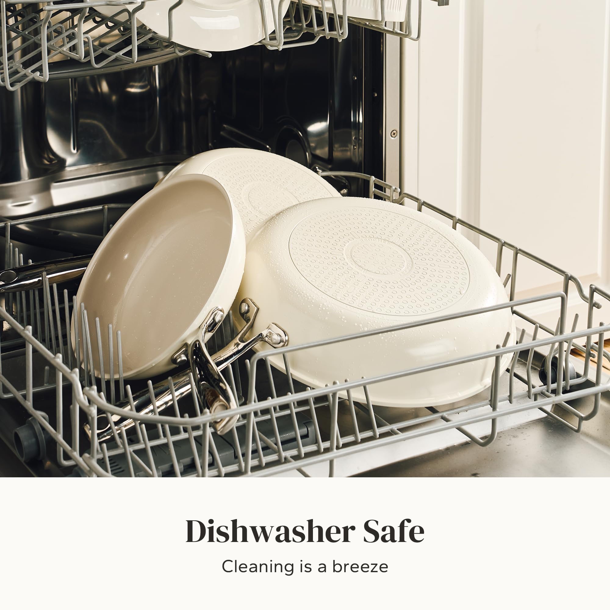 Redchef pan in dishwasher-safe mode with coating preserved