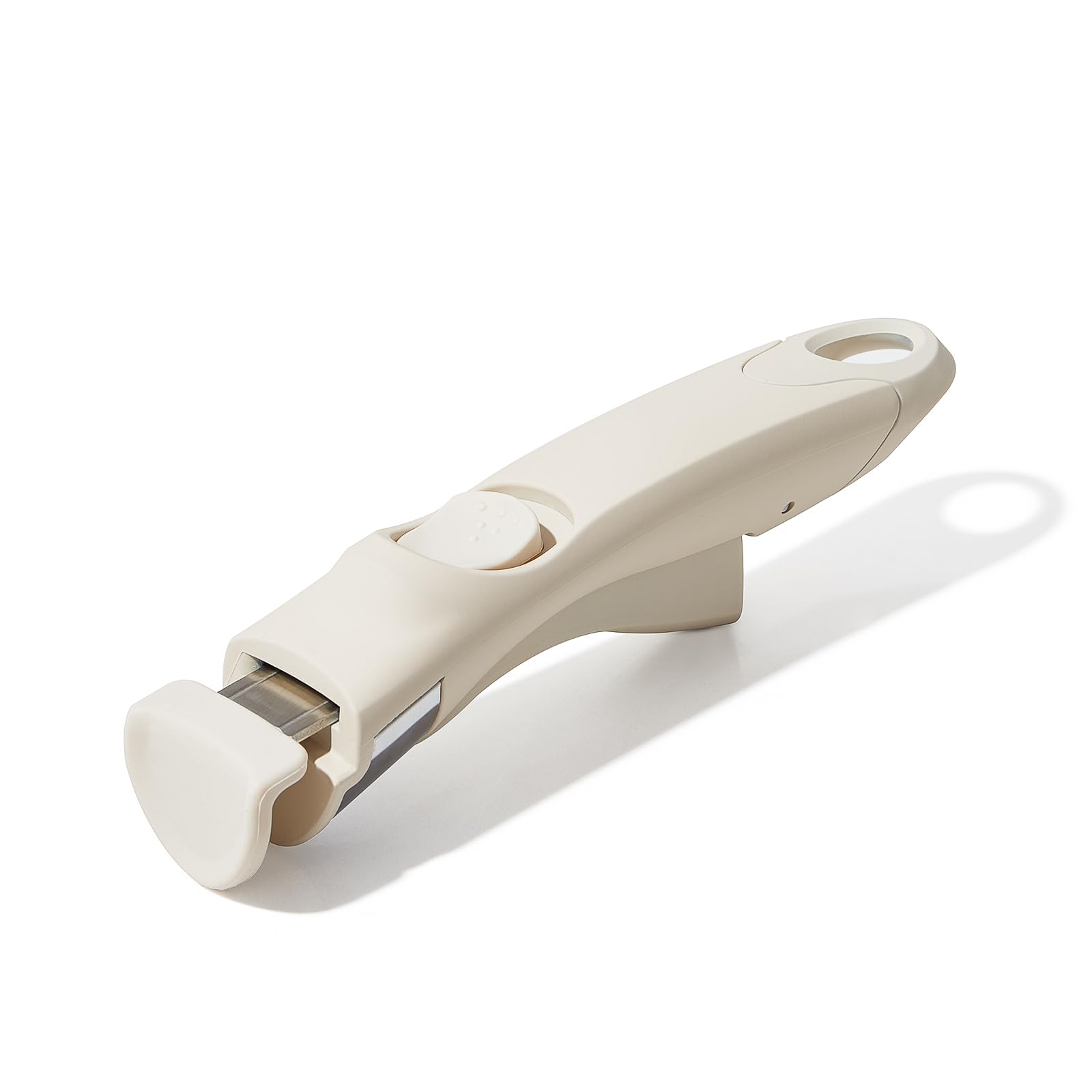 Redchef removable handle white close-up grip for secure, comfortable cooking.