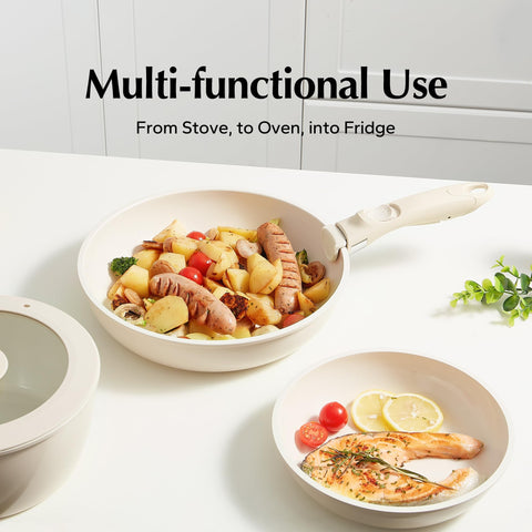 Redchef white ergonomic design supports comfortable flipping and handling.