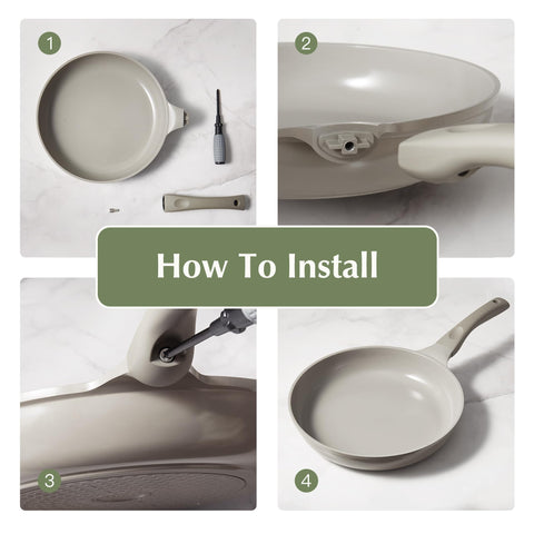 Redchef versatile skillet for eggs, steak, and stir-fry meals.