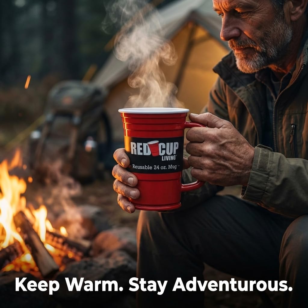 Red Cup Living multi-use cup perfect for coffee, beer, and more.