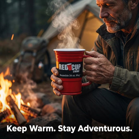 Red Cup Living multi-use cup perfect for coffee, beer, and more.