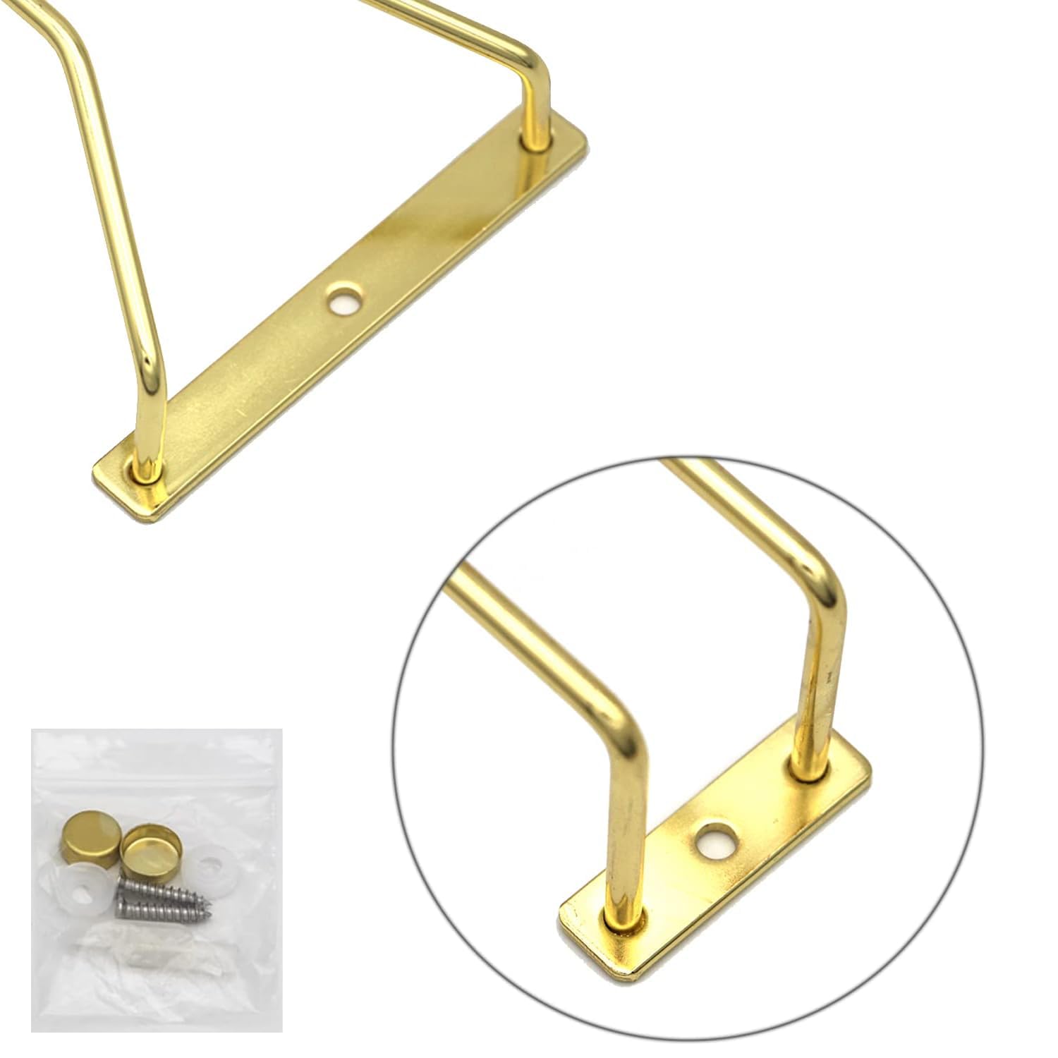 RedDreamer brushed gold finish adds subtle elegance to any cabinet.