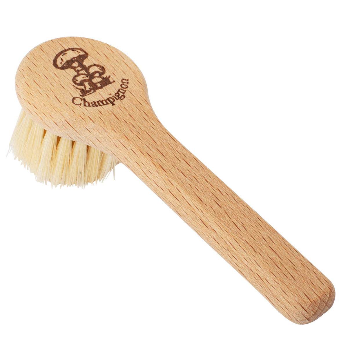 Redecker mushroom brush cleaner with beechwood handle removes soil from fresh mushrooms