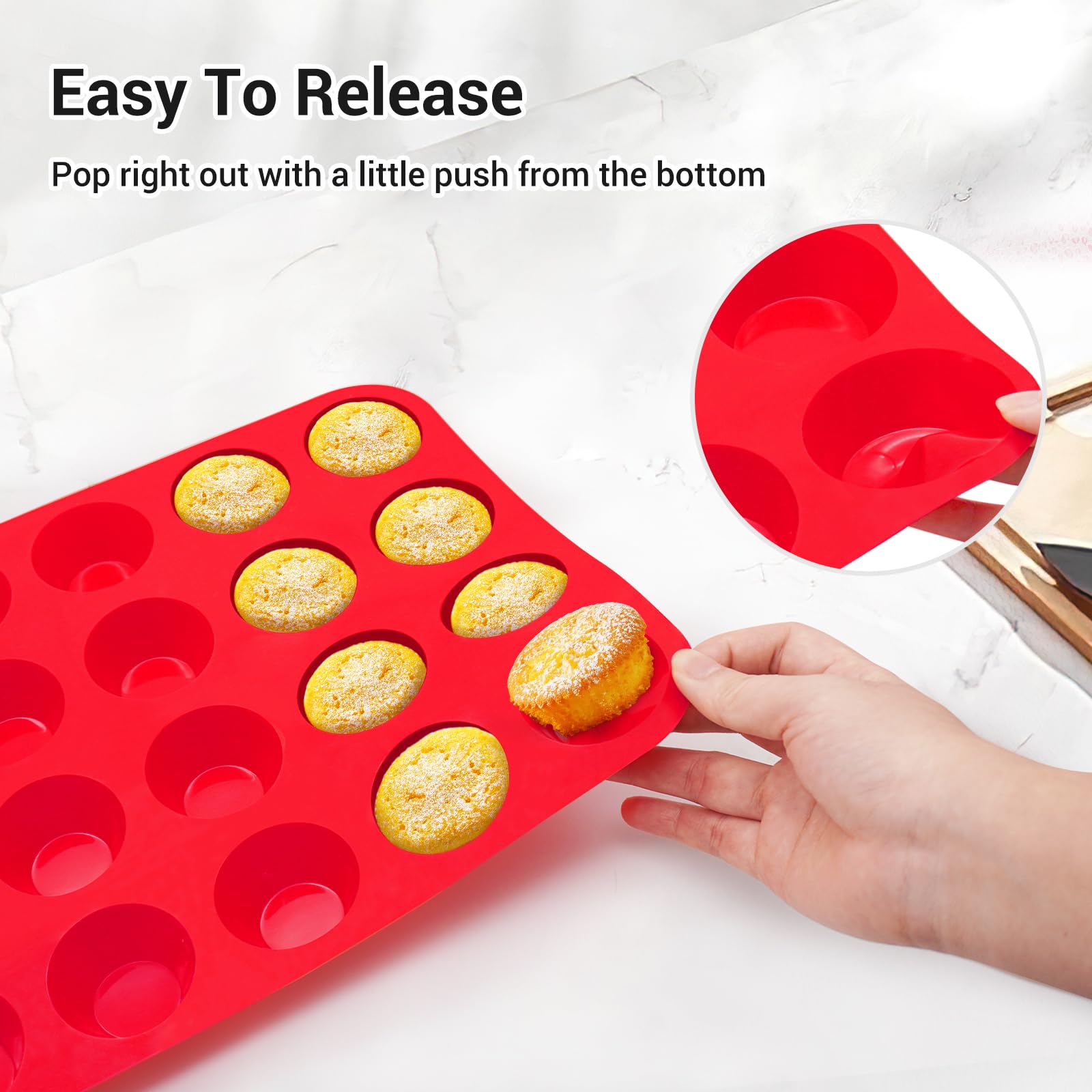 Redfly BPA-free silicone pan keeps meals safe and tasty.
