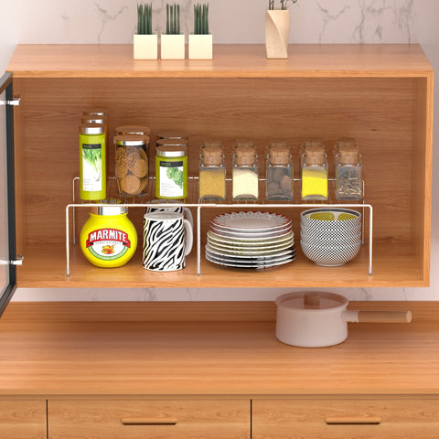 Redrubbit shelf with protective plastic feet prevents scratches on surfaces