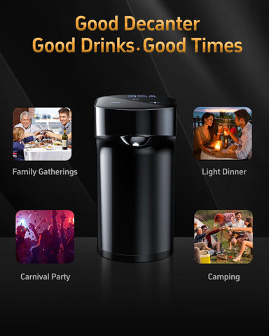 Redsack all-in-one smart pourer delivering fast wine service