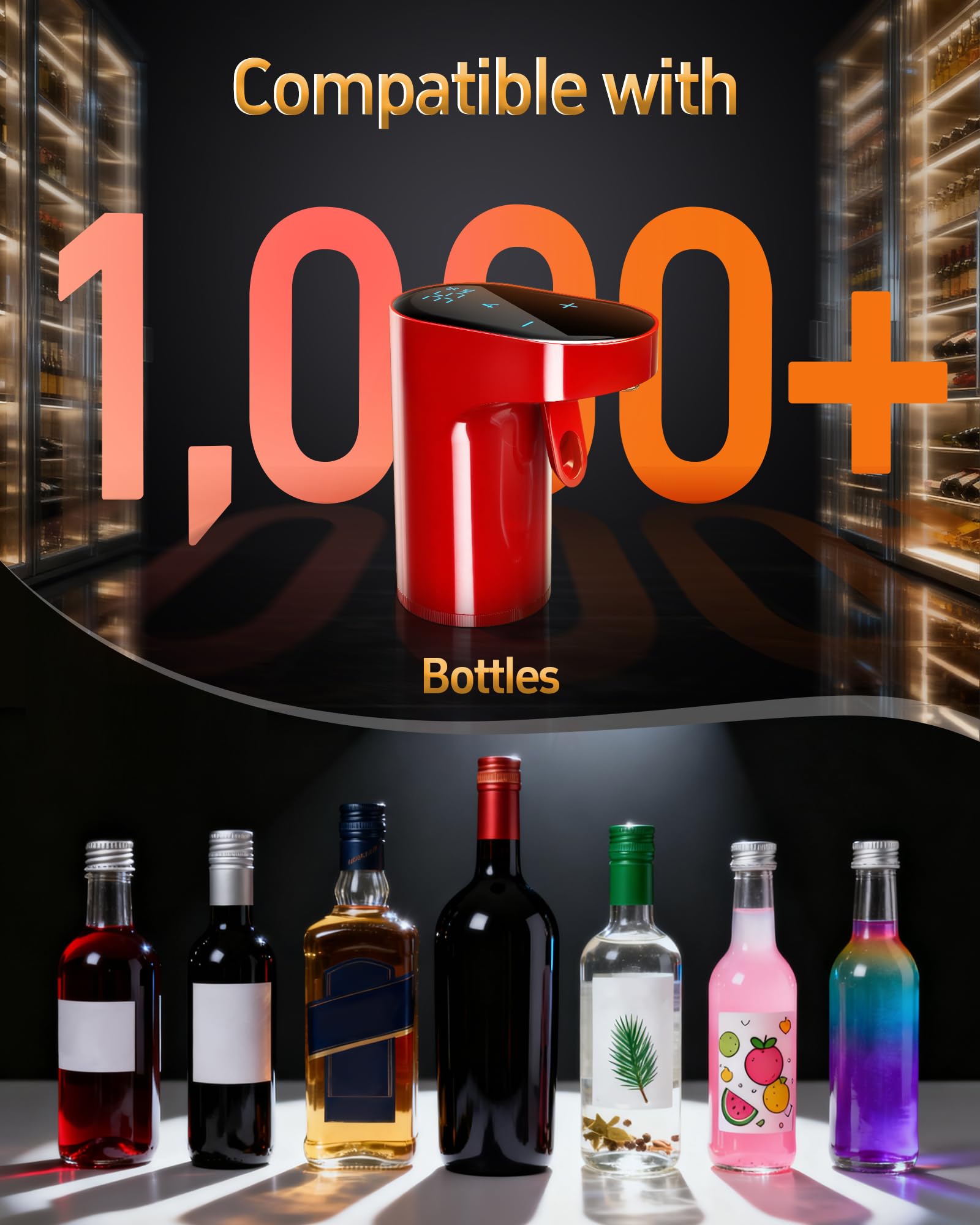 Redsack silicone adapters fit multiple bottle sizes for versatility.