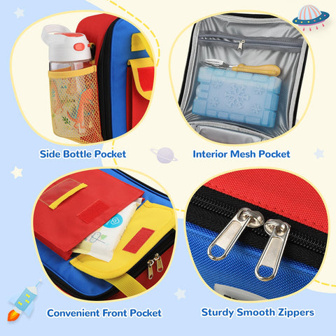 RedShell detachable name tag to prevent lunch mix-ups.