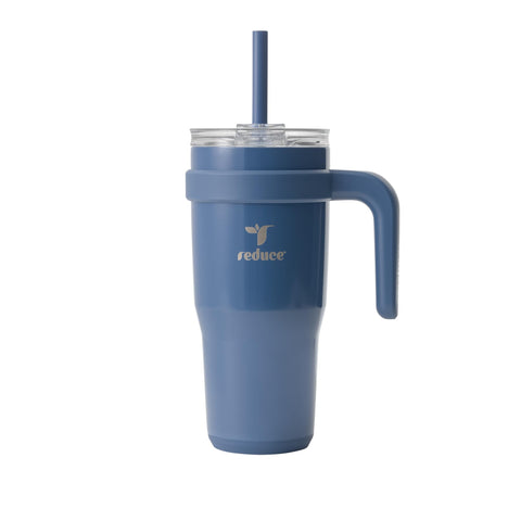 Reduce 24oz Tumbler with Handle for easy grip during on-the-go hydration.