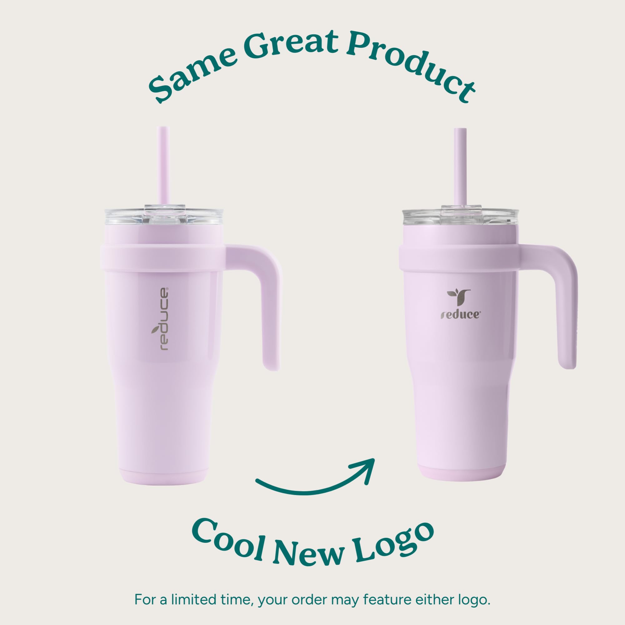 Reduce 24oz Tumbler with Sip-It-Your-Way Lid and straw for versatile sipping.