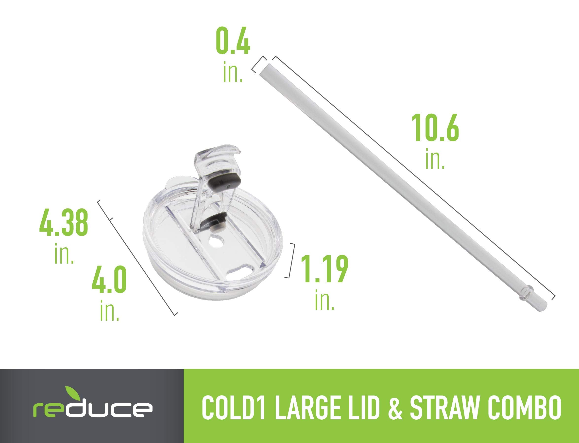 REDUCE lid and straw are dishwasher safe for easy cleanup