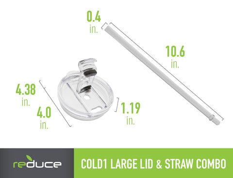 REDUCE lid and straw are dishwasher safe for easy cleanup