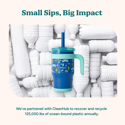 Clover green REDUCE Coldee tumbler supports everyday kid-friendly use.