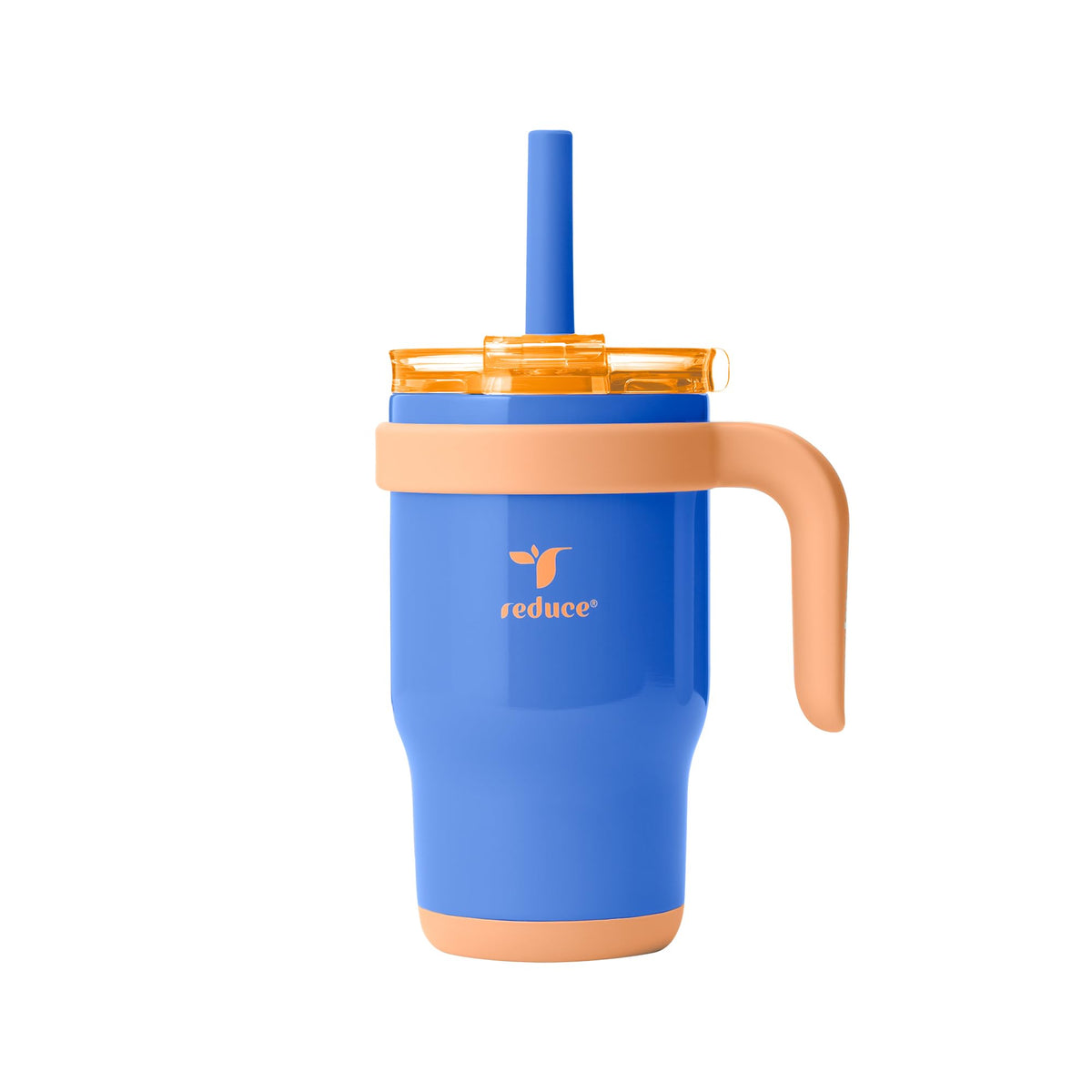 REDUCE Coldee kids tumbler with lid and straw offers spill-free sipping for car trips.