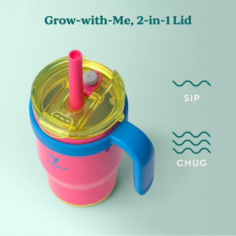 REDUCE Coldee Kids Tumbler wide opening makes filling and cleaning easier.