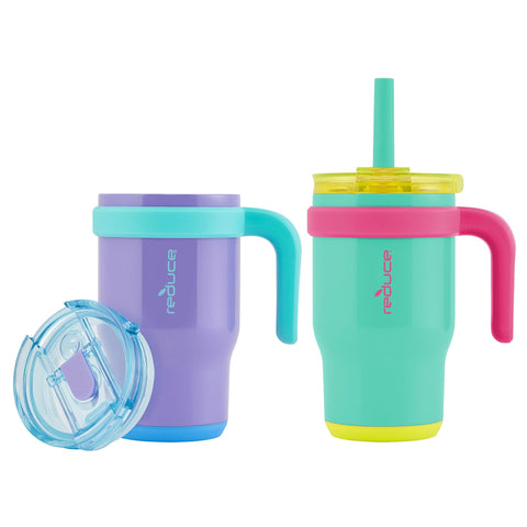 REDUCE Coldee chew-resistant straw supports kid-friendly sipping on the go.