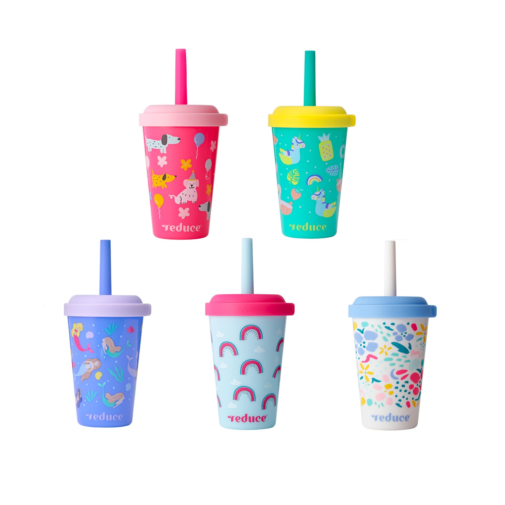 REDUCE GoGo kid tumbler stackable 12oz with lid eases storage and organization.