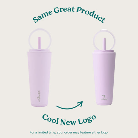 REDUCE Halo spill-proof lid seals securely to prevent leaks during travel