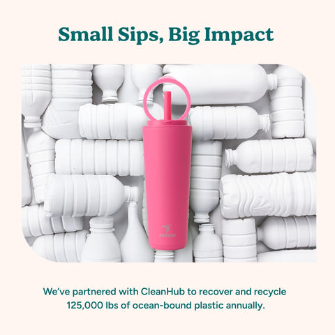 REDUCE Halo palm-leaf design adds natural style.