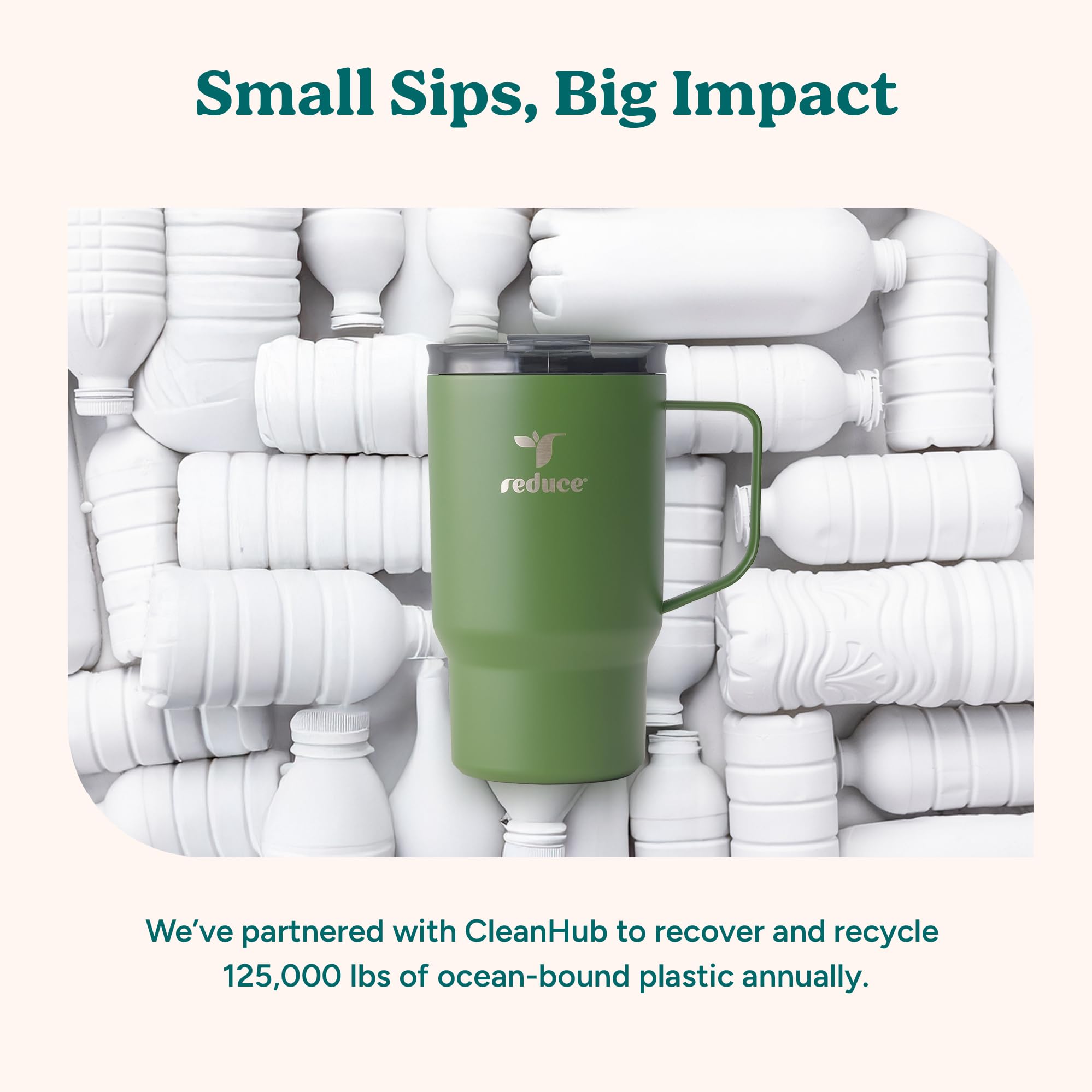 REDUCE Hot1 mug is easy to clean and maintain.