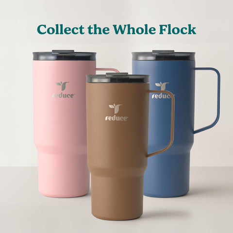 REDUCE Hot1 cupholder-friendly mug fits car drink holders
