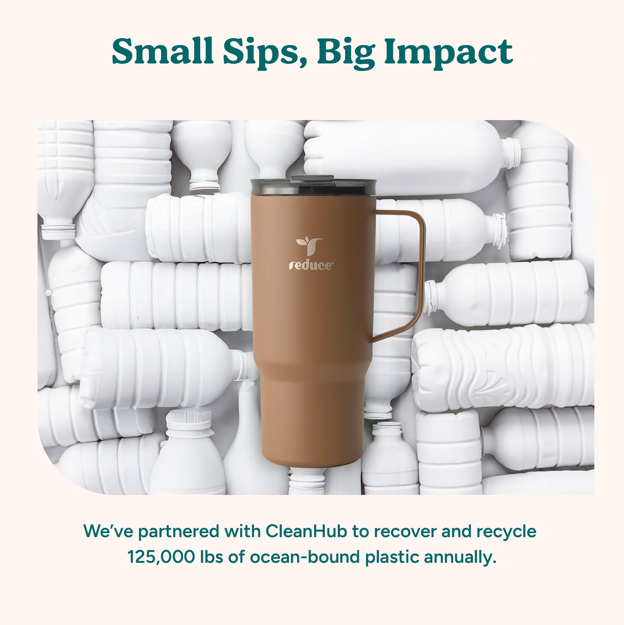 REDUCE Hot1 pink salt color adds modern style to your drinkware