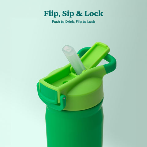REDUCE Hydrate Pro Kids in-backpack scene shows mess-free hydration on the go