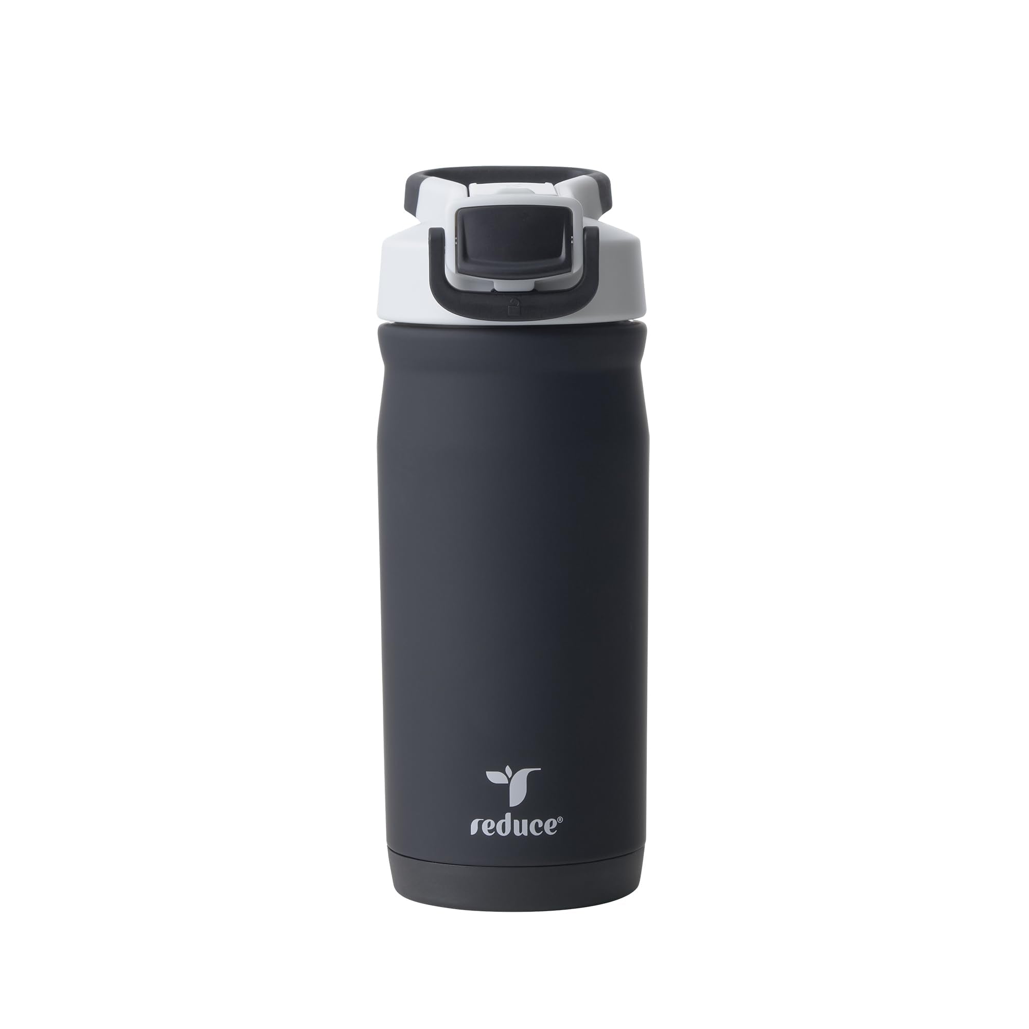 REDUCE Hydrate Pro Kids bottle front view in Moon Rock for easy school and travel hydration.