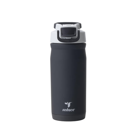 REDUCE Hydrate Pro Kids bottle front view in Moon Rock for easy school and travel hydration.