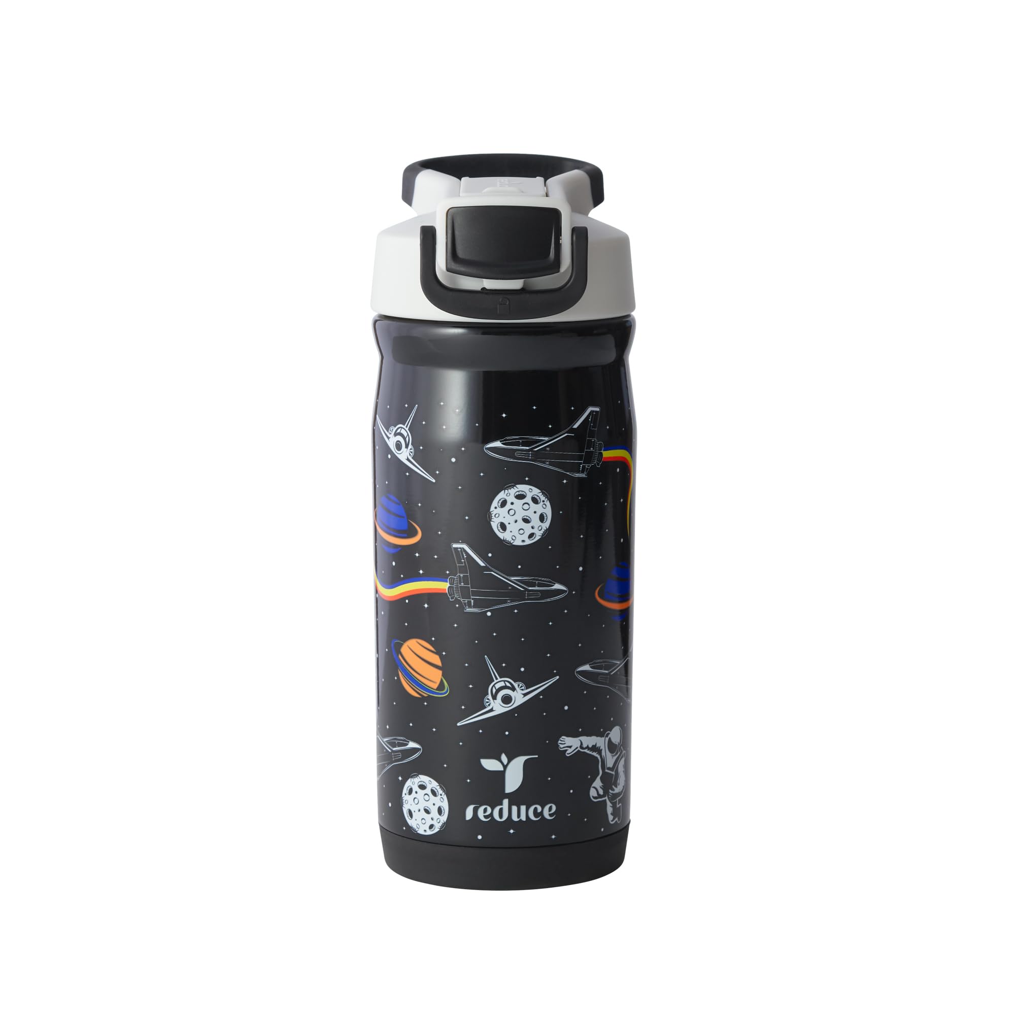 REDUCE Hydrate Pro Kids Galaxy bottle front view ideal for school hydration